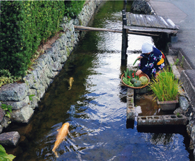 『生活用水に与る』