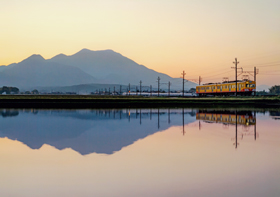 『田植え前の絶景』