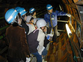 海底トンネルの見学会開く／東京都水道局