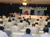 国と地方が連携し下水道促進／全国町村下水道推進大会・研究会議