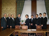 民主党や関係省庁に陳情／企業団協役員会開く