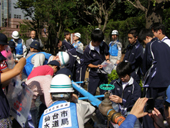 東・横・仙の連携プレー／相互応援の訓練を実施／市民が参加、応急給水