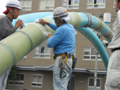 紫外線硬化型ＦＲＰシートが好評／貼って修繕･長寿命化／阿南電機