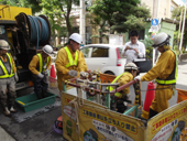 体で覚え、日頃から意識を／ゲリラ豪雨想定し退避訓練／東京都下水道局