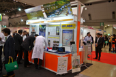 電磁波水脈探査システムなど紹介／中小企業総合展２０１３