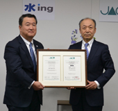 民間初､ＩＳＯ５５００１取得／国内の上下水道施設で展開／官民連携でアセット推進／海外展開も視野に／水ing