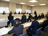 新下水道ビジョンを話題に意見交換／第８回首長懇談会