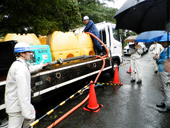 多摩市でアイスピグ洗浄／東亜グラウト工業