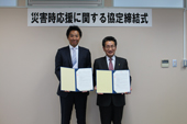 宅配と災害協定締結／｢協働関係の構築は心強い｣／多賀城市上水道部