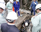 ３Ｄ分水栓を試験採用／給水分岐部の耐震化に手応え／周辺事業体集め施工見学会／富田林市上下水道部