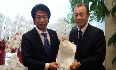 予算早期成立､工事早期発注を／田村議連会長に要望／全管連