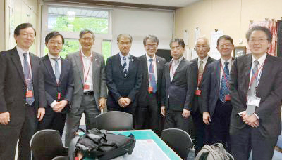 下水サーベイランスの社会実装へ／石井国交省審議官に提案／下水サーベイランスの２団体