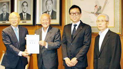 自民党鈴木幹事長に要望／簡水基盤強化へ当初予算確保を／簡水協