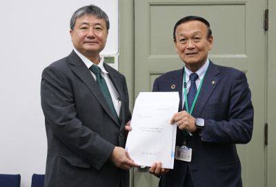 来年度上下水道予算の確保へ／藤井市長が財務省へ要望／富山市